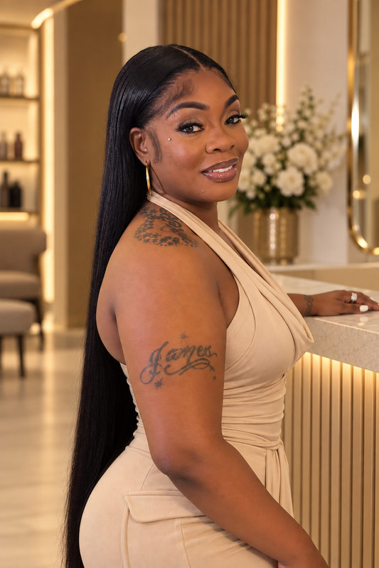 Virgin Straight Front Lace Wig